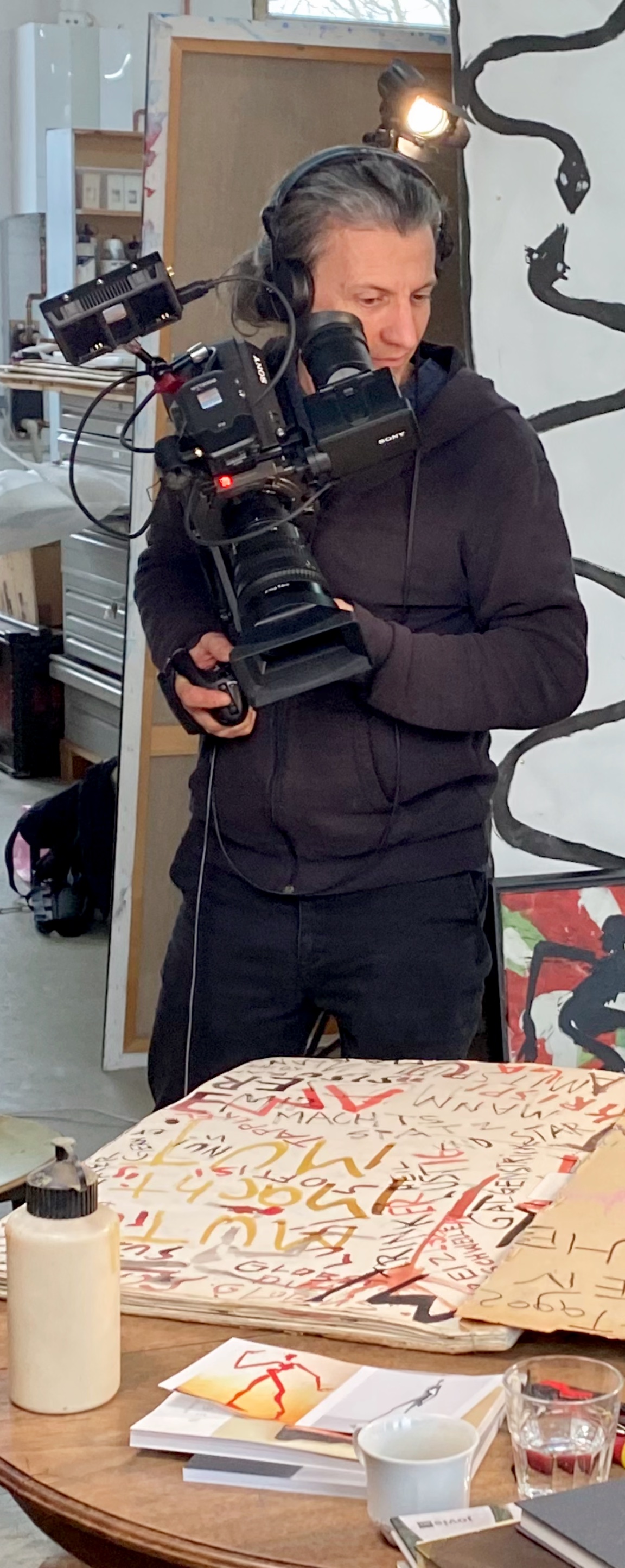 Mirko Beutler bei der Videoaufnahme